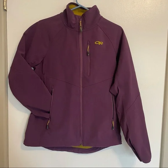 Outdoor Research Ferrosi Grid Jacket Purple Base Coat - Picture 6 of 8